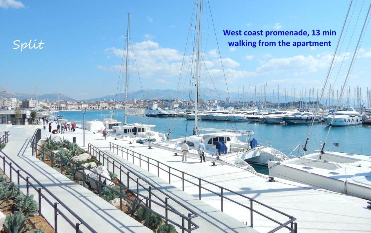 Luxury With Roofed Patio Near & Center Apartament Split